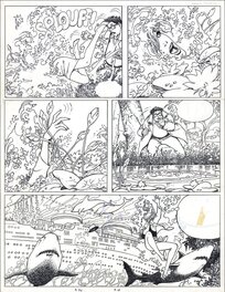 Milo Manara - Voyage à Tulum planche 10 - Planche originale