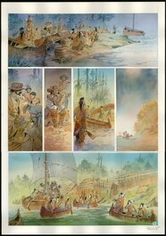 Patrick Prugne - Pawnee. Planche originale 8 - Comic Strip