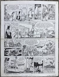 Marc Wasterlain - "Marcotic Bureau" - planche 2 - Planche originale