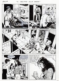 Ernesto Garcia Seijas - Delitto a la moda - Julia n°80 (Bonelli) - Planche originale