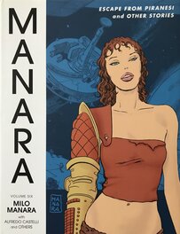 Reprise de la case 4 pour le vol.6 de "The Manara Library" (Dark Horse, USA)