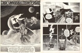 Planche originale - Bilal  Crux Universalis  diptyque