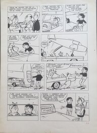 André Harvec - Bob Flapi, athlète complet - Planche originale