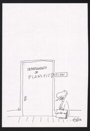 Jaume Perich - Planning Department - Original Illustration