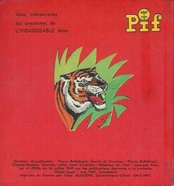 L'insaisissable poche n°1 - verso L'insaisissable poche n°1 - verso
