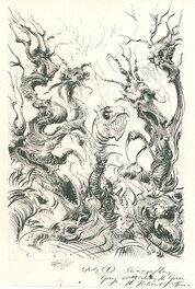 Swamp Thing #108, cover study