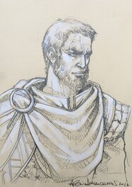 Alessia de Vincenzi - Personnage de Frédégonde - Illustration originale