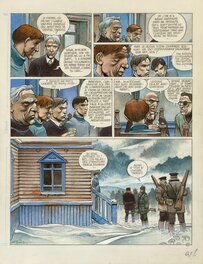 Enki Bilal - Partie de Chasse p57 - Planche originale