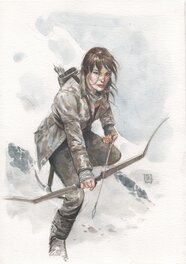 Apri Kusbiantoro - Tomb Raider / Lara Croft - Planche originale