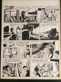 Gérald Forton - Deux demi planches  le mystère de la zone " Z " - Comic Strip