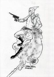 David Rubín - David RUBÍN - Rocketeer - Original Illustration