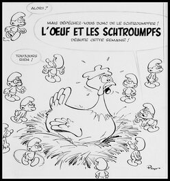 1965 - L'oeuf et les schtroumpfs  , couverture