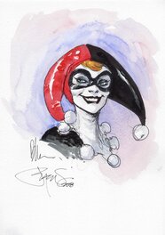 Joe Benitez - Joe Benitez Harley Quinn - Original Illustration