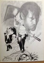 Paul Renaud - Couverture Danger Girl vs Army of Darkness - Original Cover