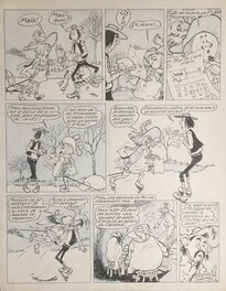 Jean Trubert - L'étroit mousquetaire - Planche originale