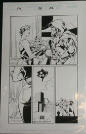 Salvador Larroca - Fantastic Four 28 p22 Dr. Doom Semi-splash - Planche originale