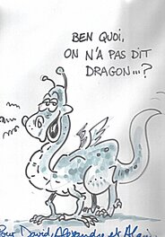 Dédicace sur le tome 1 de Dragon Sécurité Civile