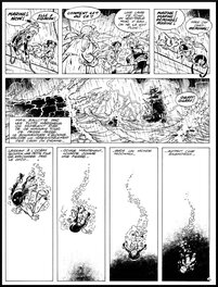 Planche originale - Marine - Tome VIII - La Princesse Engloutie