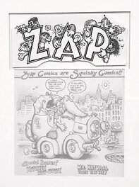 Robert Crumb - Zap #1 unused logo 1968 Robert Crumb - Original Cover