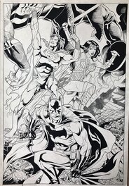 Jack Jadson - The Trinity (Batman - Superman - Wonder Woman) - Illustration originale