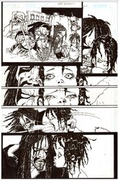 Simon Bisley - Authority / LOBO: JINGLE HELL #1 P 42 (2003) - Comic Strip