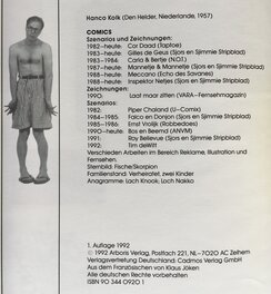 Information about Hanco Kolk in the book Information about Hanco Kolk in the book