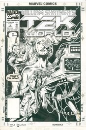 Lee Sullivan - Tek World #3, cover - Original Cover