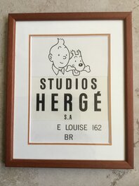Hergé - Tintin - Hergé - Illustration originale
