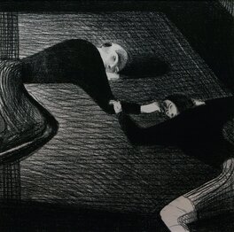 Lorenzo Mattotti - Stanze La chambre - Illustration originale