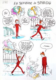 Alfred - La semaine de Spirou - Planche originale