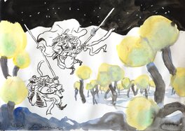 Guillaume Trouillard - Concert dessiné pour les 10 ans de la Cerise - Illustration originale