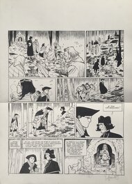 Matthieu Bonhomme - LE MARQUIS D'ANAON T.2, pl.9 - Planche originale