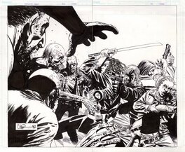 Charlie Adlard - Walking Dead #106 cover - Couverture originale