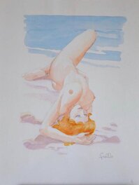 Leone Frollo - Pin Up - Illustration originale