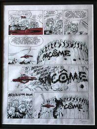 Fabrice Tarrin - Robbedoes en Kwabbernoot/Spirou - Planche originale