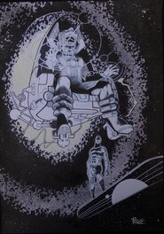 Claude Pelet - Galactus AND SILVER SURFER - Comic Strip