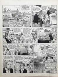 Enki Bilal - Les Phalanges de l'Ordre Noir - Planche originale