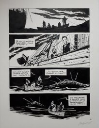 Christophe Chabouté - Moby dick - Planche originale