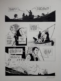 Christophe Chabouté - Moby dick - Planche originale