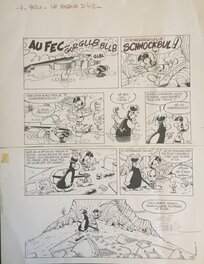 Jean-Claude Fournier - Bizu - Planche originale