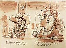 Jeff Pourquié - Chez Francisque - Magritte - Comic Strip