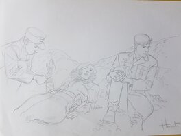 Alain Henriet - Dessin de Henriet - Œuvre originale