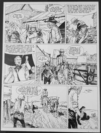 Hermann - Comanche - Planche originale