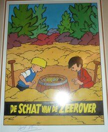 Jef Nys - Jommeke - de schat van zeerover - Couverture originale