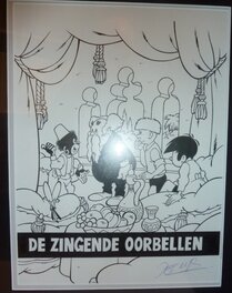 Jef Nys - Jommeke - de zingende oorbellen - Couverture originale