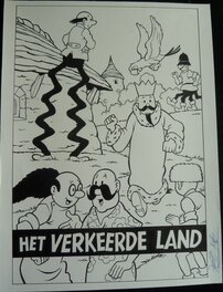 Jef Nys - Jommeke - het verkeerde land - Original Cover