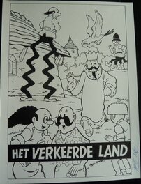 Jef Nys - Jommeke - het verkeerde land - Couverture originale