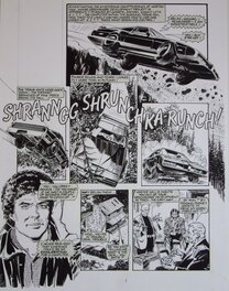 Barrie Mitchell - K 2000 - Knight Rider - Planche originale