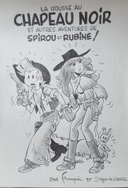 Dragan De Lazare - La rousse au Chapeau noir Rubine - Couverture originale