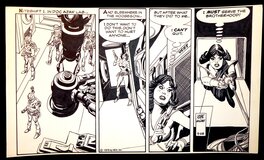 Gil Kane - Star Hawks strips - Planche originale